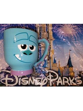Disney Parks Sully Pixar Monsters Inc Blue Purple Coffee Cup Mug 20oz! NWOT